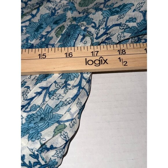 TopShop Women's V-Neck Pleated Assymetrical Hemline Maxi Dress Size 12 - Picture 15 of 16